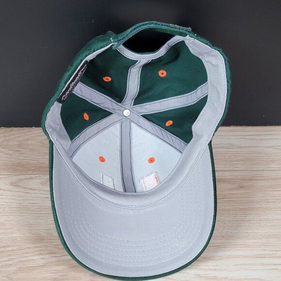 Vintage Miami Hurricanes Strapback Hat Cap Green Captivating Headwear NCAA - Picture 7 of 10